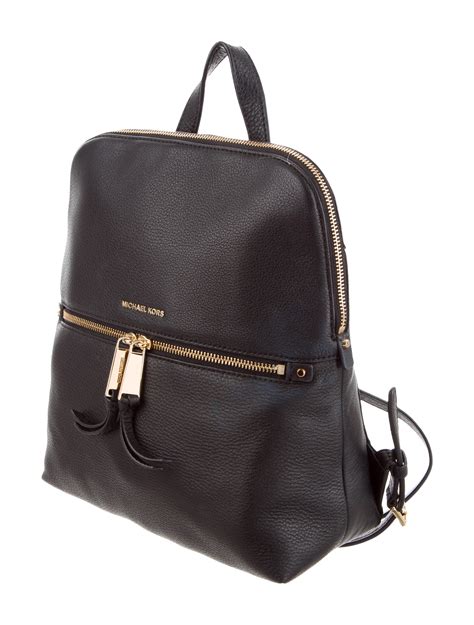 black backpack purse michael kors.